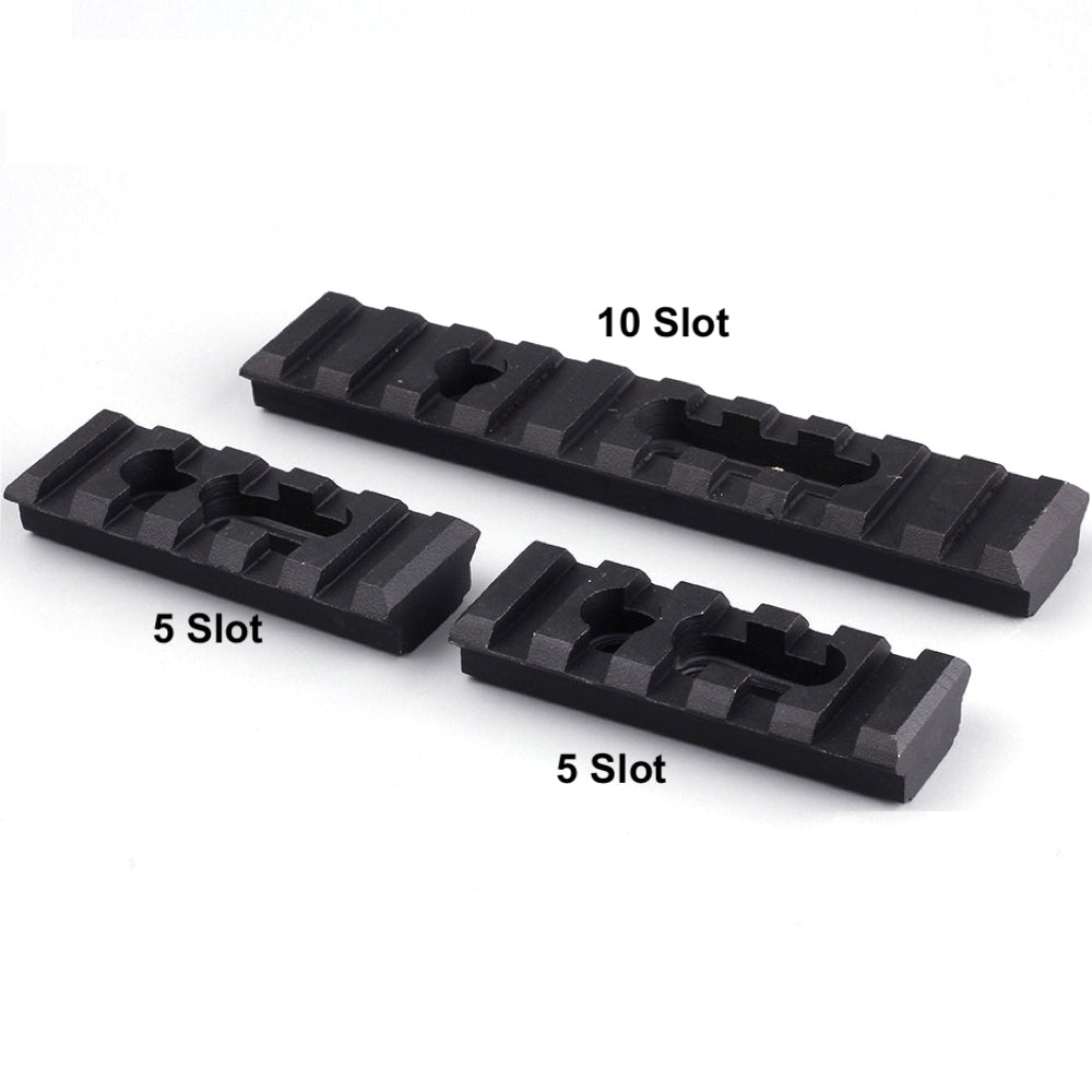 4 Pack 3 pc Set MOE Picatinny Weaver Rail Section Aluminum 2 