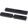 4 Pack 3 pc Set MOE Picatinny Weaver Rail Section Aluminum 2-5 Slot, 1-10 Slot