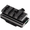 4 Slot Scope Riser 20mm Rail Mount Medium Profile Base W/Bubble Level