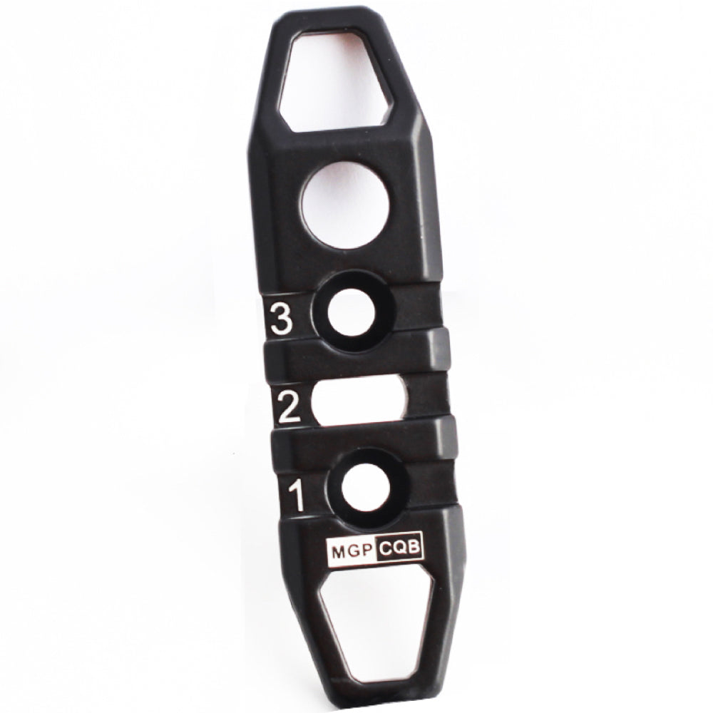 Rail Picatinny M-Lok OKBY - Sezione In Lega Alluminio, 5 Slot, Per Accessori Armi - Foto 3